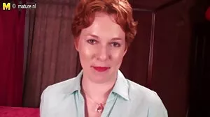 Busty brunette Milf ක්‍රීම්පී තෙක් කෙලවරයි